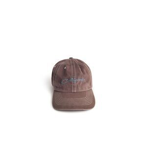 Erl 'California' Brown Cotton Cap Men